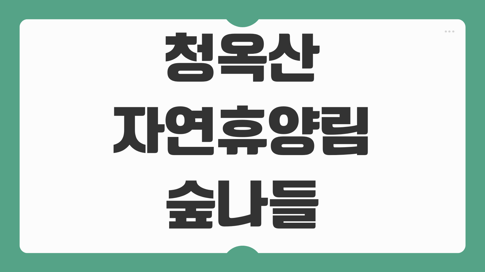 청옥산자연휴양림 숲나들e 예약팁 오토캠핑장 배치도 좋은자리 취소표 노하우