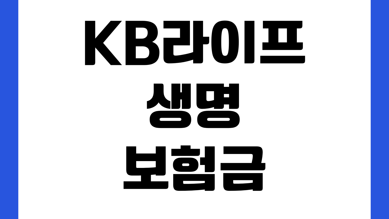 KB라이프생명 보험금 청구 지연되는 이유 사고접수 서류누락 지급상태